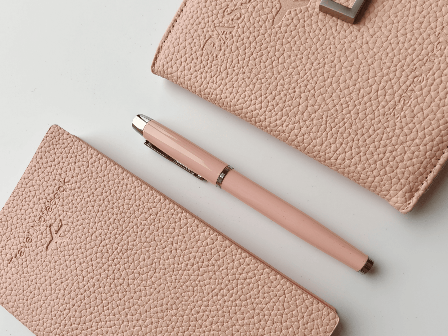 Blush Pink – Elegant Travel Gift Set - Golden Line Box