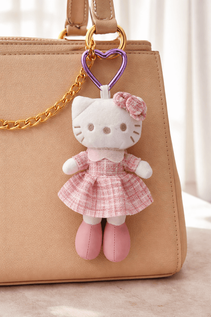 Elegant Bag Charm Chic Kitty, Keychains - Golden Line Box