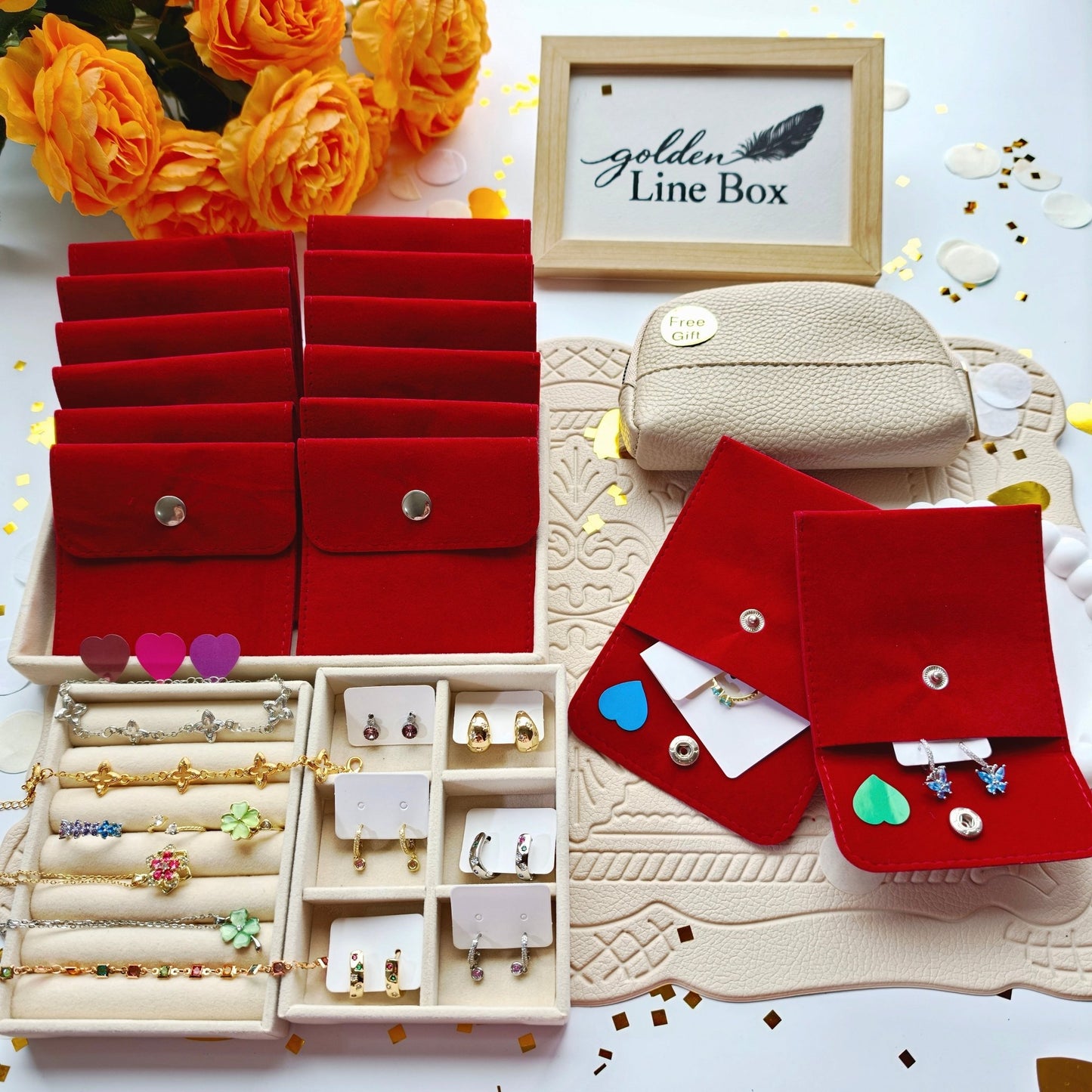 Jewellery Mystery Bags - Golden Line Box