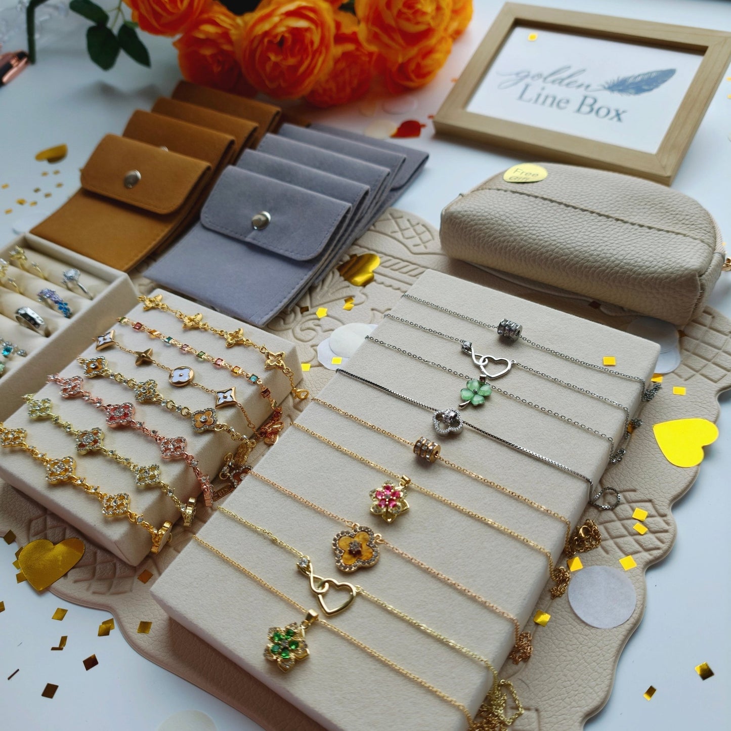 Jewellery Mystery Bags - Golden Line Box
