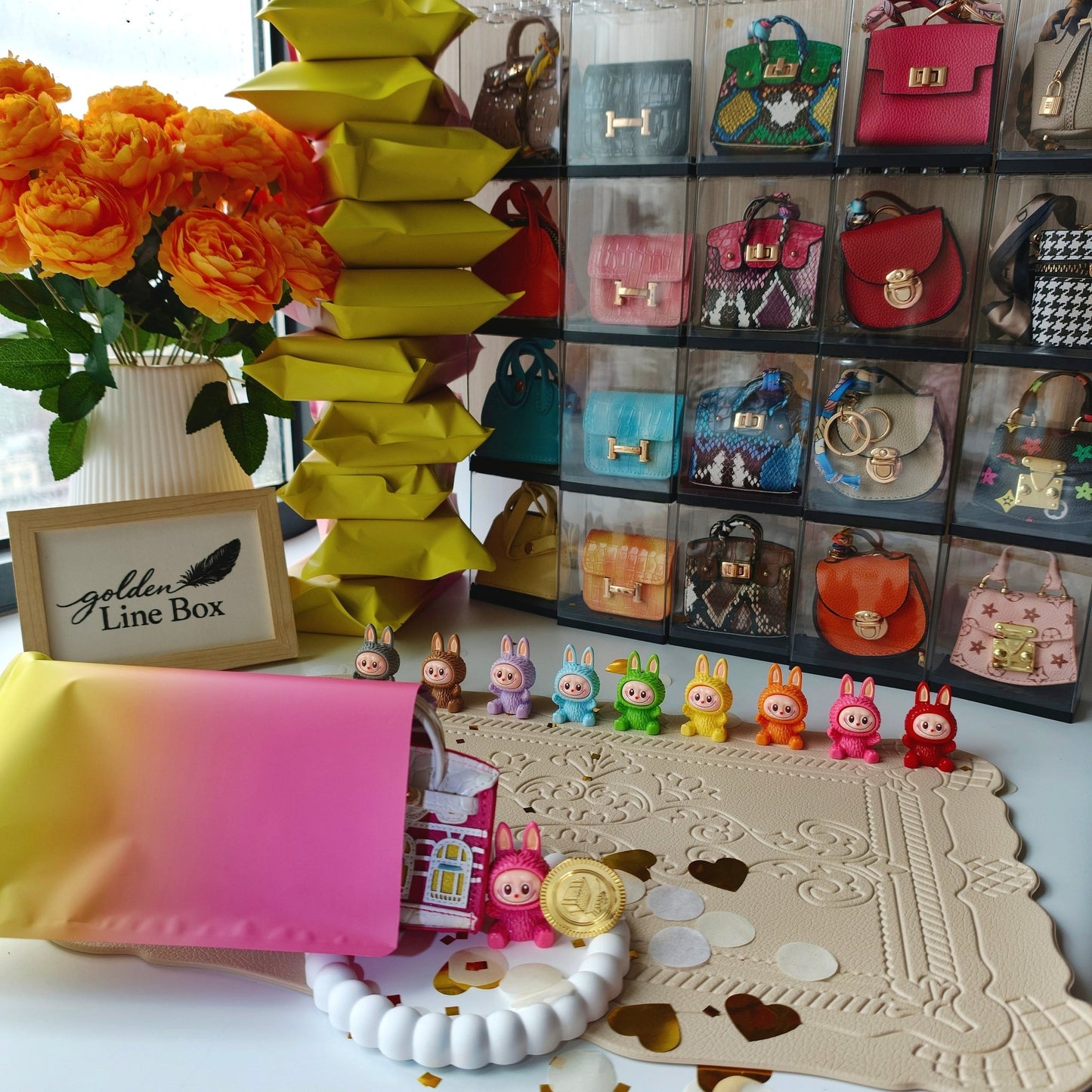 Mini Bag Lucky Game - Golden Line Box