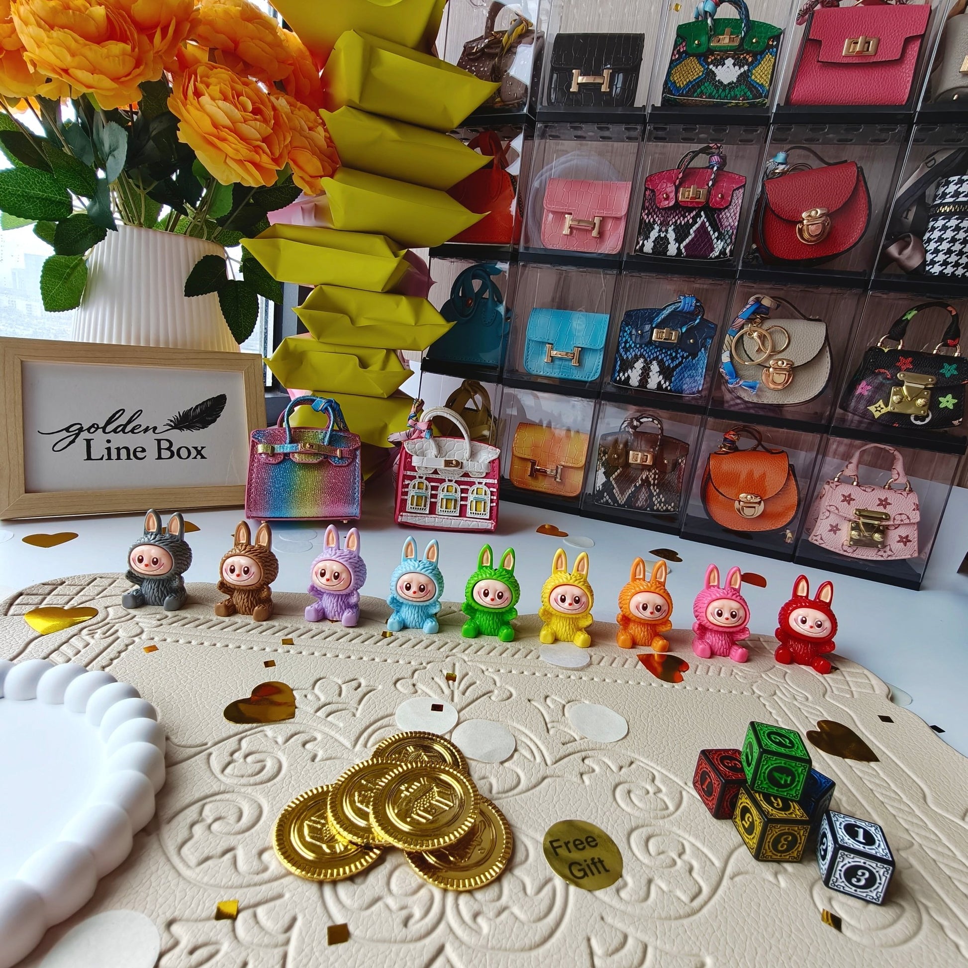 Mini Bag Lucky Game - Golden Line Box