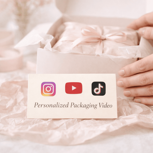 Packaging Video (TikTok & Instagram) - Golden Line Box